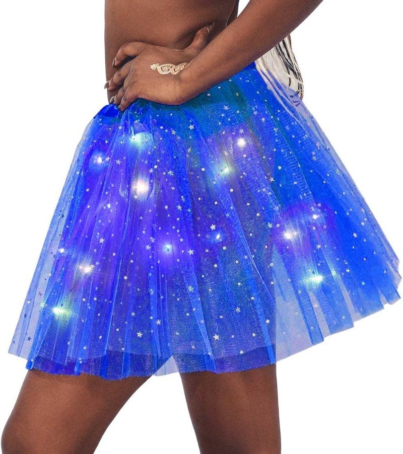 TWINKLEDE Light Up Tutu Skirt Led Tulle Tutus Glow Running Dance Costume Skirts for Women - Image 4